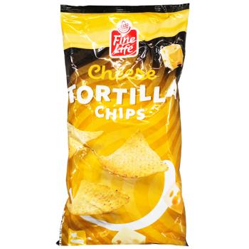 Fine Life Tortilla Cheese Corn Chips 200g