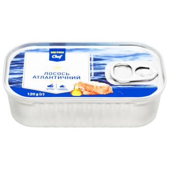 Лосось Metro Chef атлантический в масле 120г