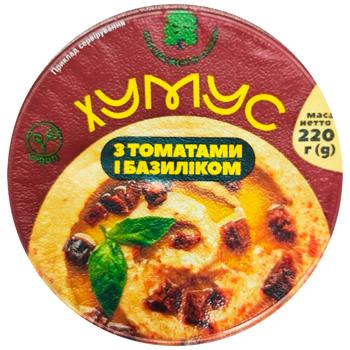 Kochubey's Oaks Hummus with Tomatoes and Basil 220g - buy, prices for - photo 2