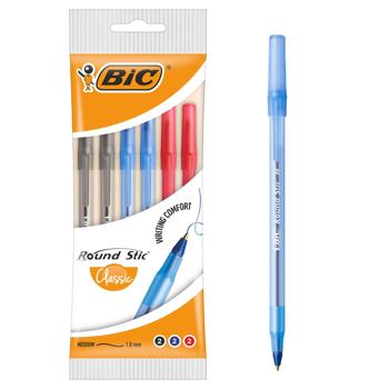 Набір ручок BIC Round Stic кулькові 6шт - купити, ціни на METRO - фото 2