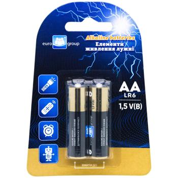 Eurogroup Batteries AA LR6 2pc