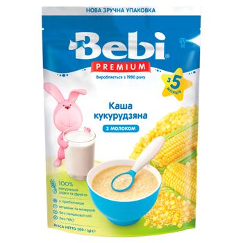 Каша молочная Bebi Premium кукурузная для детей с 5 месяцев 200г