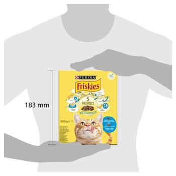 Friskies Dry Feed with Salmon and Vegetables for Adult Cats 300g - buy, prices for - photo 4