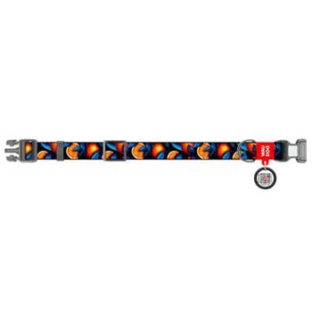 Waudog Nylon Dog Collar with QR Passport 28-40cm/20mm with Design of Oranges - buy, prices for MasterZoo - photo 2