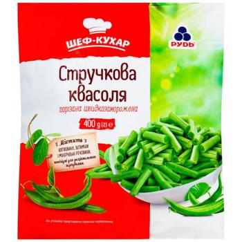 Rud Quick-Frozen Chopped Green Beans 400g - buy, prices for Chudo Market - photo 1