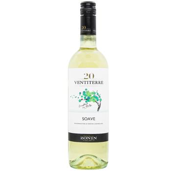 Вино Zonin Soave белое сухое 12% 0,75л - купить, цены на - фото 1