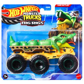 Машинка-внедорожник игрушечная Hot Wheels Monster Trucks Супер-тягач в ассортименте - купить, цены на METRO - фото 2