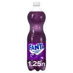 Fanta Grape Sugar-free Carbonated Drink 1.25l