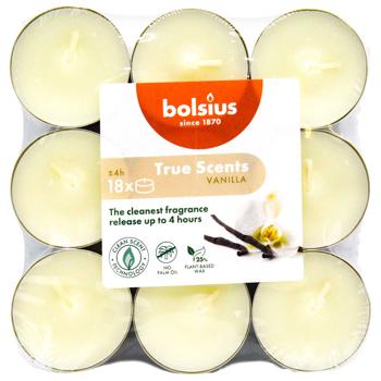 Bolsius True Scents Vanilla Scented Candles 3.5 Hours 18pcs - buy, prices for - photo 3