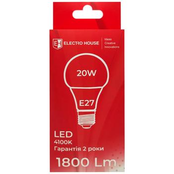 Electro House LED Bulb A95 20W 4100K 220V E27 - buy, prices for - photo 2