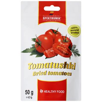 Томати в'ялені Spektrumix Tomatushki 50 г - купити, ціни на Епіцентр FOOD - фото 1