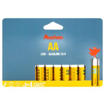 Auchan Standart Batteries AA 12pcs