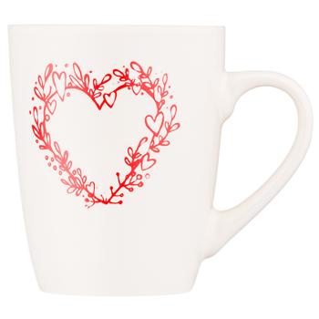 Ardesto Heart AR3467W Ceramic Cup 320ml - buy, prices for - photo 3