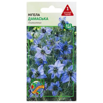 Насіння Агроконтракт Нігела Дамаська 0,3г - купити, ціни на МегаМаркет - фото 1