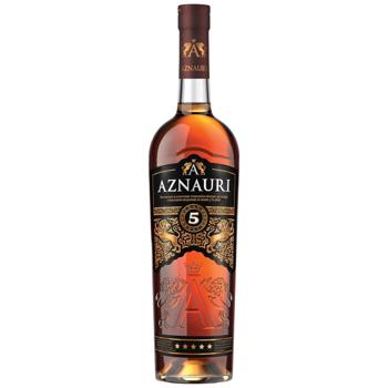 Бренди Aznauri 5 лет 40% 0,7л - купить, цены на Эпицентр FOOD - фото 1