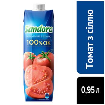 Сок Sandora томатный с солью 0,95л - купить, цены на Grono - фото 4