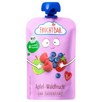 Frucht Bar Apple and Wild Berries Fruit Puree 100g - buy, prices for WINETIME - photo 1