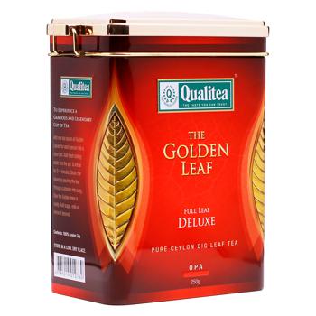 Qualitea The Golden Leaf Full Leaf Deluxe Black Tea 250g - buy, prices for COSMOS - photo 1