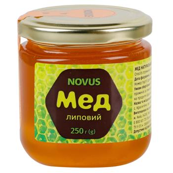 Novus Natural Linden Honey 250g - buy, prices for NOVUS - photo 1