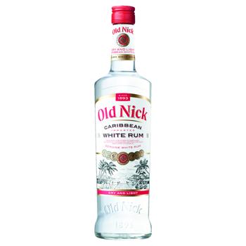 Ром Old Nick Caribbean White 37,5% 0,7л - купити, ціни на Ідеал - фото 1
