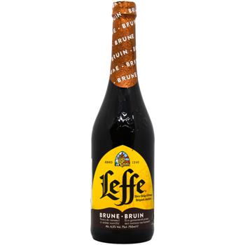 Leffe Brune Dark Beer 0.75l glass