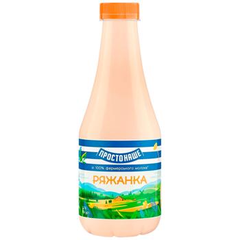 Ряжанка Простонаше 3,2% 750г - купити, ціни на Чудо Маркет - фото 1