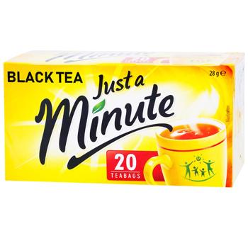 Чай чорний Minutka Just a Minute 1,4г*20шт