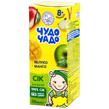 Сок Чудо-Чадо яблоко-манго 200мл - купить, цены на Чудо Маркет - фото 1