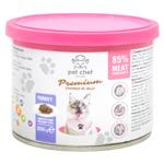 Корм вологий Pet Chef з індичкою для котів 200г