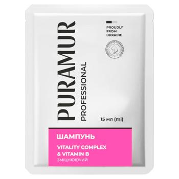 Puramur Vitality Complex with Vitamin B Strengthening Shampoo for Dogs and Cats 15ml - buy, prices for MasterZoo - photo 1