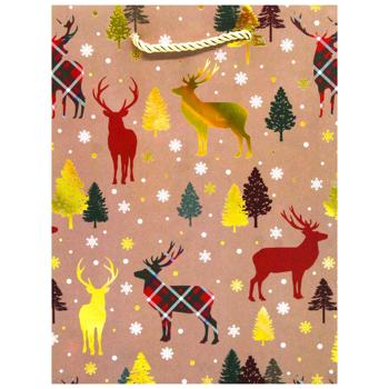 Пакет подарунковий Buromax Крафт S 18х23х8см - купити, ціни на - фото 4