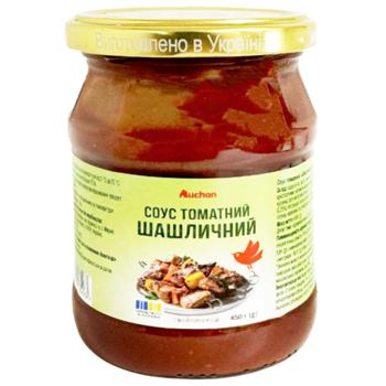 Соус томатний Auchan Шашличний 450г - купити, ціни на Auchan - фото 1