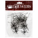 Паутина с пауками белая 60г