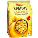 Кранчі Auchan з бананом 350г