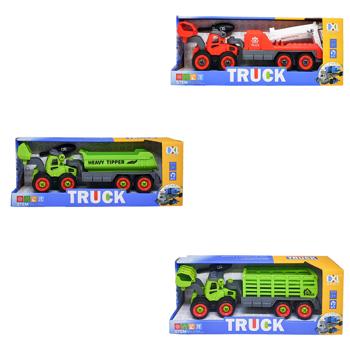 Іграшка Greenwich DIY Машина з причепом 33х10х7см