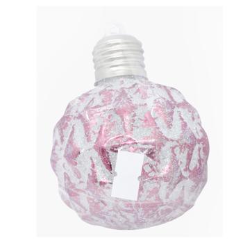 Pink Textured Christmas Ball 8cm - buy, prices for - photo 1