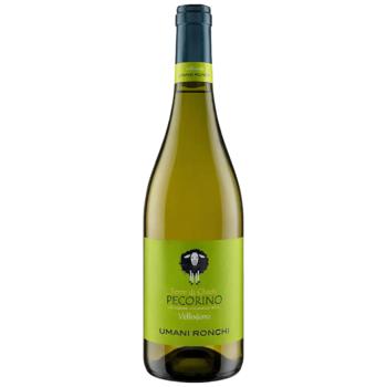 Вино Umani Ronchi біле сухе Terre di Chieti Pecorino IGT 2023 0,75 л - купити, ціни на Епіцентр FOOD - фото 1