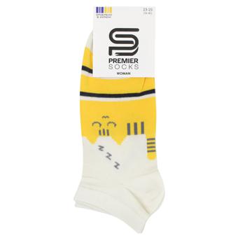 Шкарпетки Premier Socks Котик жіночі короткі р.23-25 - купити, ціни на - фото 3