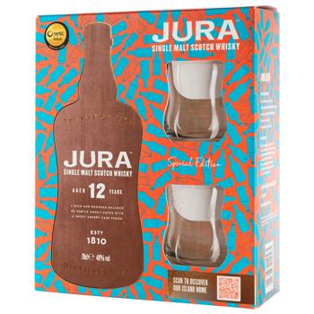 Віскі Isle of Jura 12 років 40% 0,7л + 2 келихи - купити, ціни на Епіцентр FOOD - фото 4