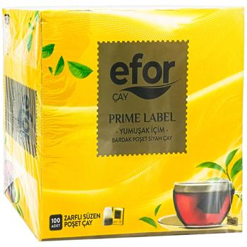 Чай черный Efor Prime Label 100шт - купить, цены на КОСМОС - фото 2