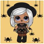 Набір для розпису за номерами Ideyka L.O.L. Surprise! Witchay Babay 25х25см