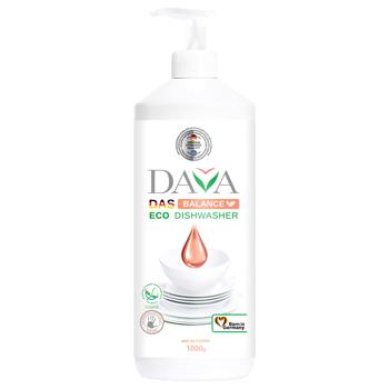 Dava Balance Eco Dishwashing Liquid with Glycerin 1000g - buy, prices for Tavria V - photo 1