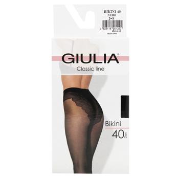 Колготы женские Giulia Bikini 40 Den р.2 Nero - купить, цены на КОСМОС - фото 1