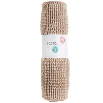 Actuel Bathroom Beige Carpet 50*120cm - buy, prices for Auchan - photo 1