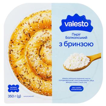 Valesto Balkanski Bryndza Fillo Dough Frozen Pie 350g - buy, prices for MegaMarket - photo 1