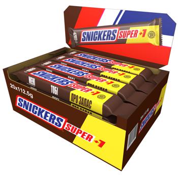 Батончик Snickers Super+1 112,5г - купити, ціни на - фото 7