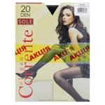 Siela Corrente Sole 20 Den + 40 Den Set of Women's Tights s.2 Nero 2 pairs