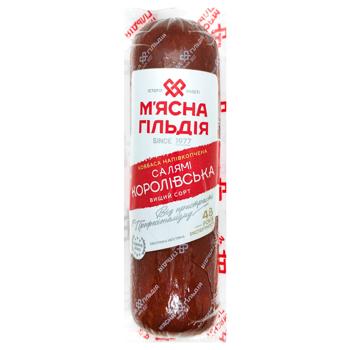 Miasna Hildiia Royal Salami Semi-Smoked Sausage High Grade 260g - buy, prices for Chudo Market - photo 1
