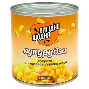 Кукурудза Вигідно щодня цукрова 340г - купити, ціни на Чудо Маркет - фото 1