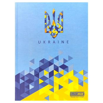 Блокнот Buromax Ukraine A5 у клітинку 96 аркушів - купити, ціни на Чудо Маркет - фото 1